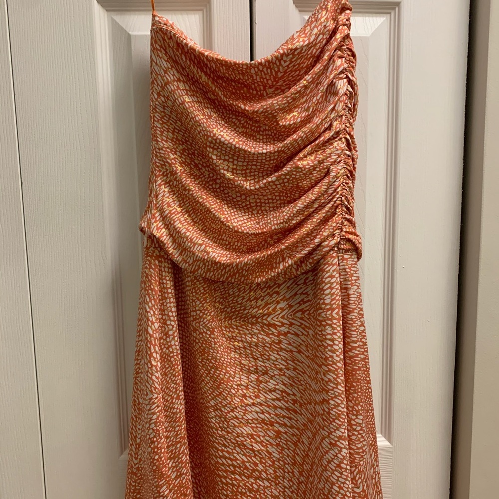 Susana Mónaco Strapless Cocktail Dress